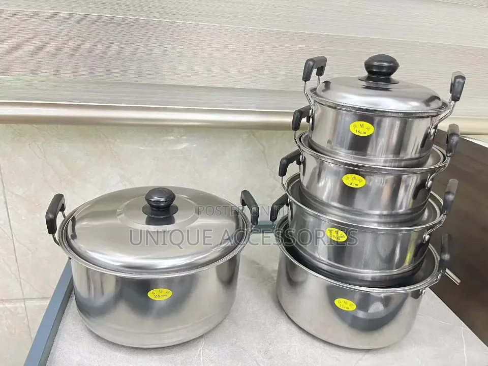 24cm-16cm Thick Stainless Pot Set