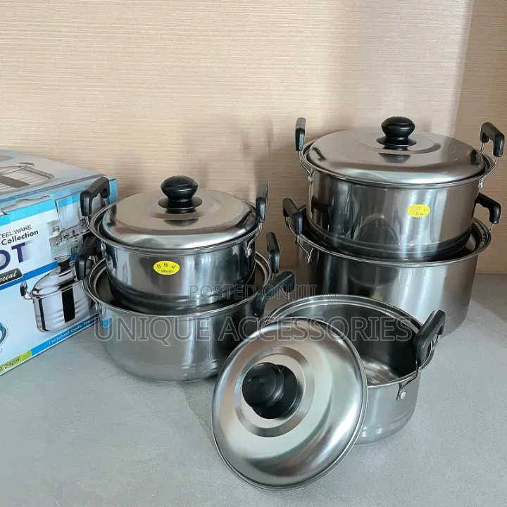 24cm-16cm Thick Stainless Pot Set