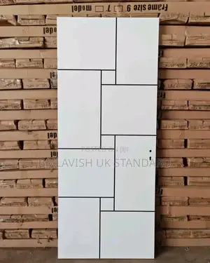 White HDF Interior Room Door