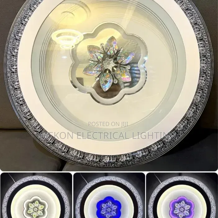 Led Flush Chandelier