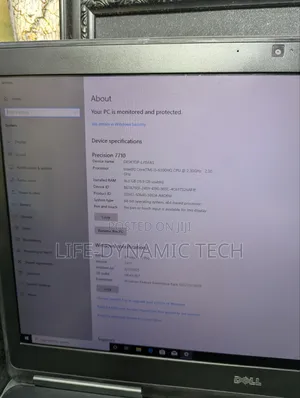 Laptop Dell Precision 7710 16GB Nvidia SSD 512GB