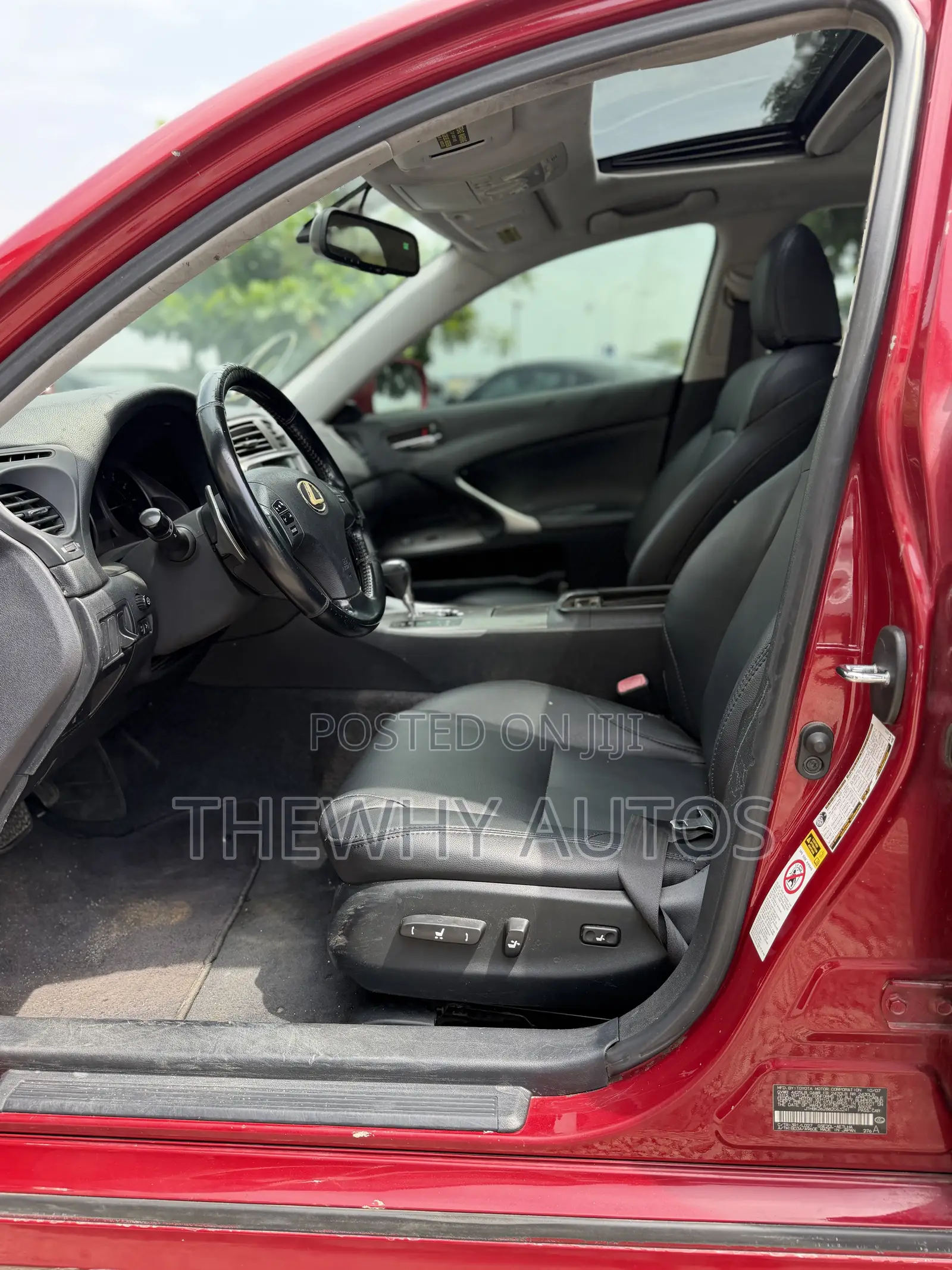 Lexus IS 250 2008 Burgundy