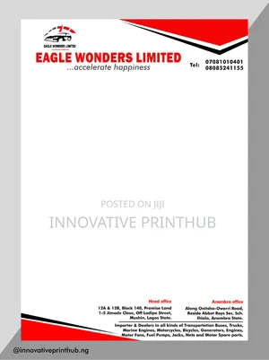 Letter Head Design and Printing