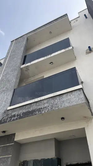 Dark Grey Glass Lumin Balcony Railing