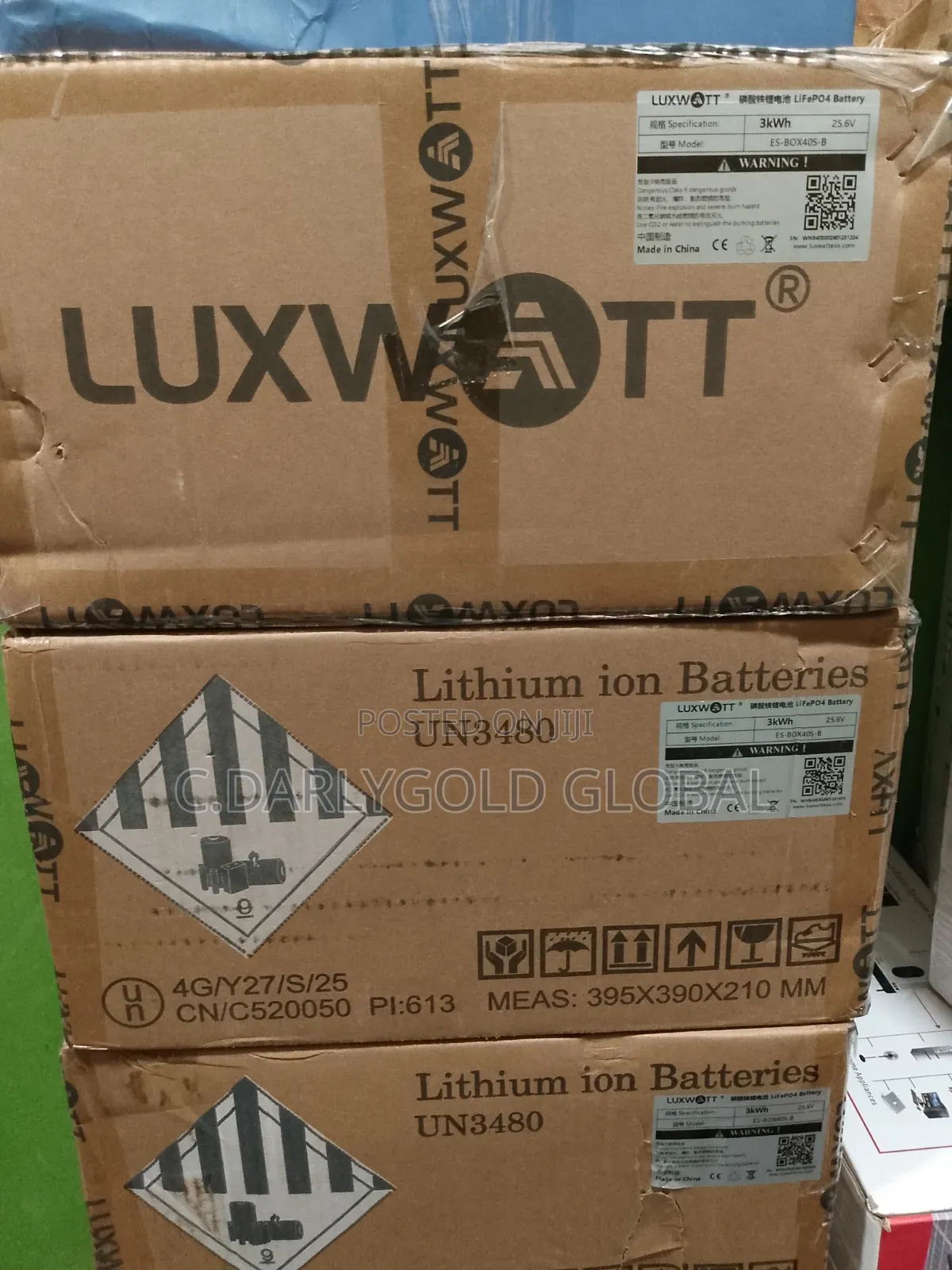 Luxwatt 3kwh 24v Ion Lithium Battery