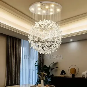 Modern Luxury Flower Crystal Chandelier Light