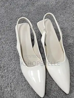 New Zara White Pointed High Heel for Women - Sizes 36-43