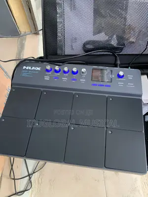 Nux Dp-2000 Digital Percussion Pad With 8 Velocity Sensitive Pads,