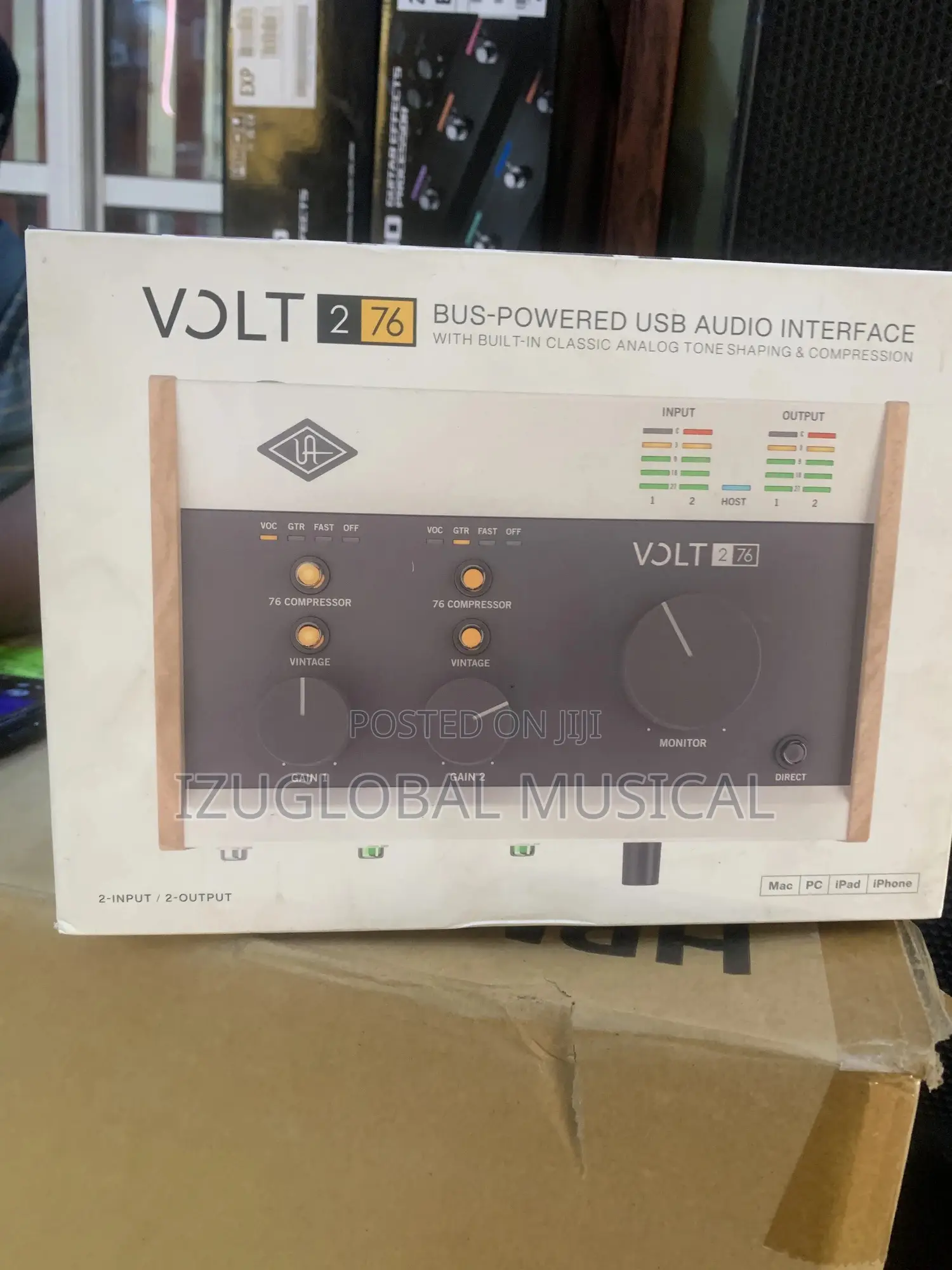 Universal Audio Volt 276 Portable 2×2 Usb Type-C Audio/Midi Interface