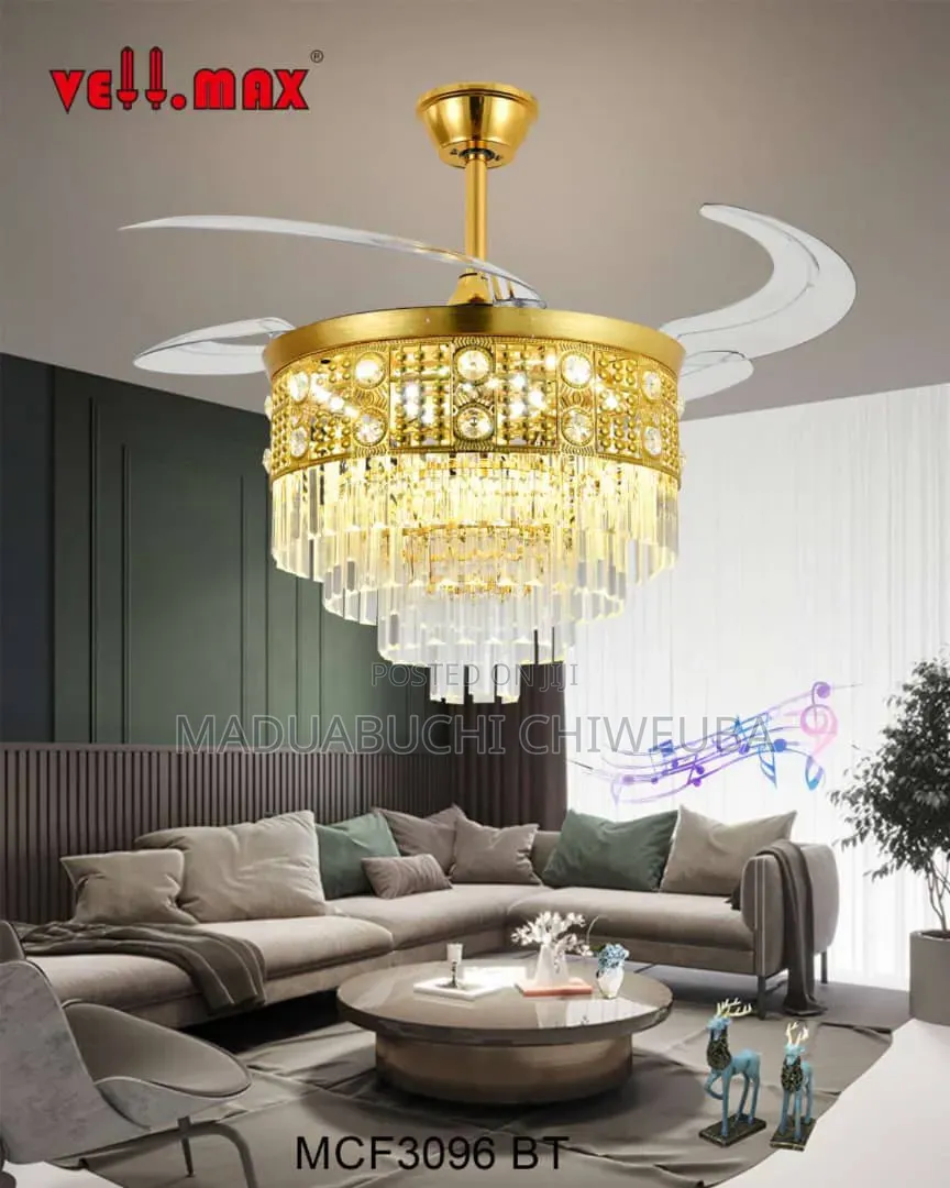 Led Fan Chandelier