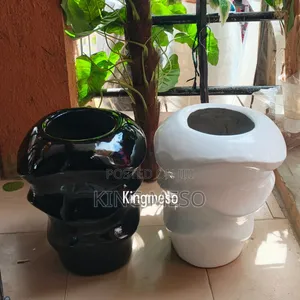 Wave Fiber Pot Available as Seen