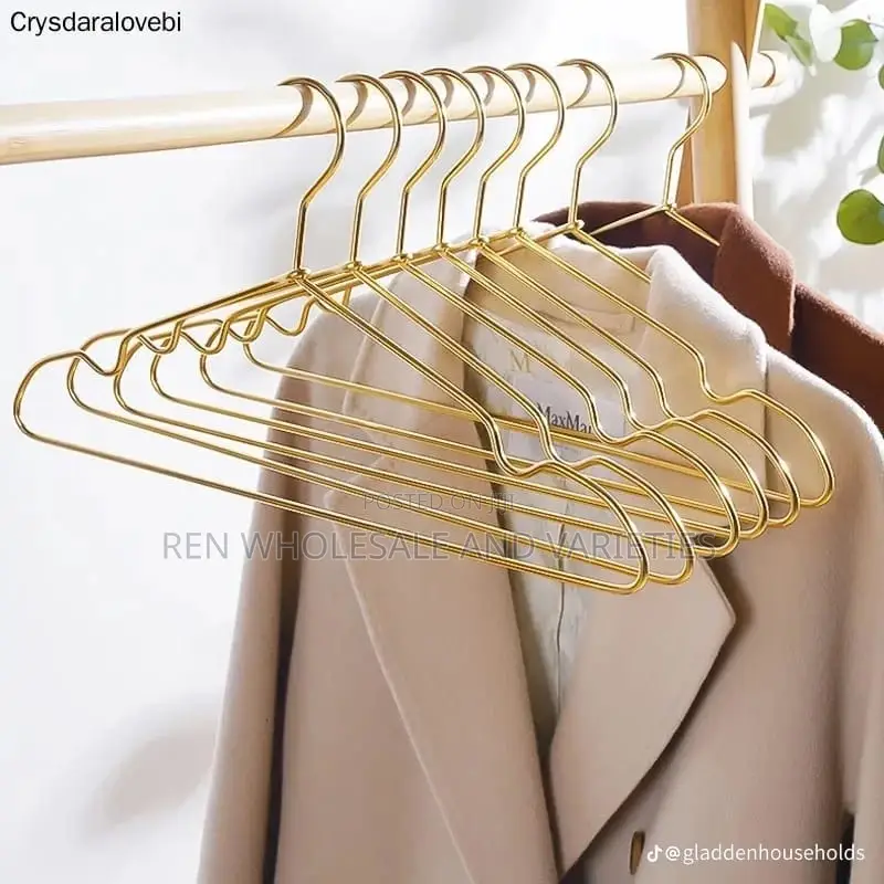 10pcs Golden Cloth Hanger