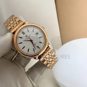 Patek Philippe Rose Gold Chain Watch for Women's