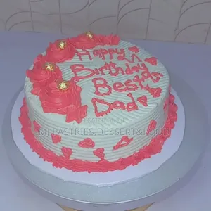 Size 8 Single Layer Buttercream Cake