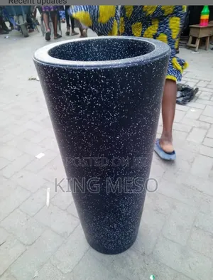 J.P Flower Pot Available in White and Black Only