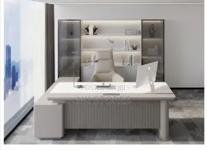 Modern Executive L-Shaped Office Desk Set