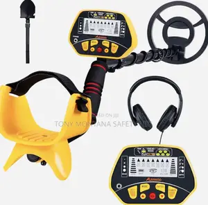 Professional Gold Metal Detector With LCD Display Headphone and Shovel
