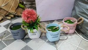Empty Flower Pot Vase Plastic