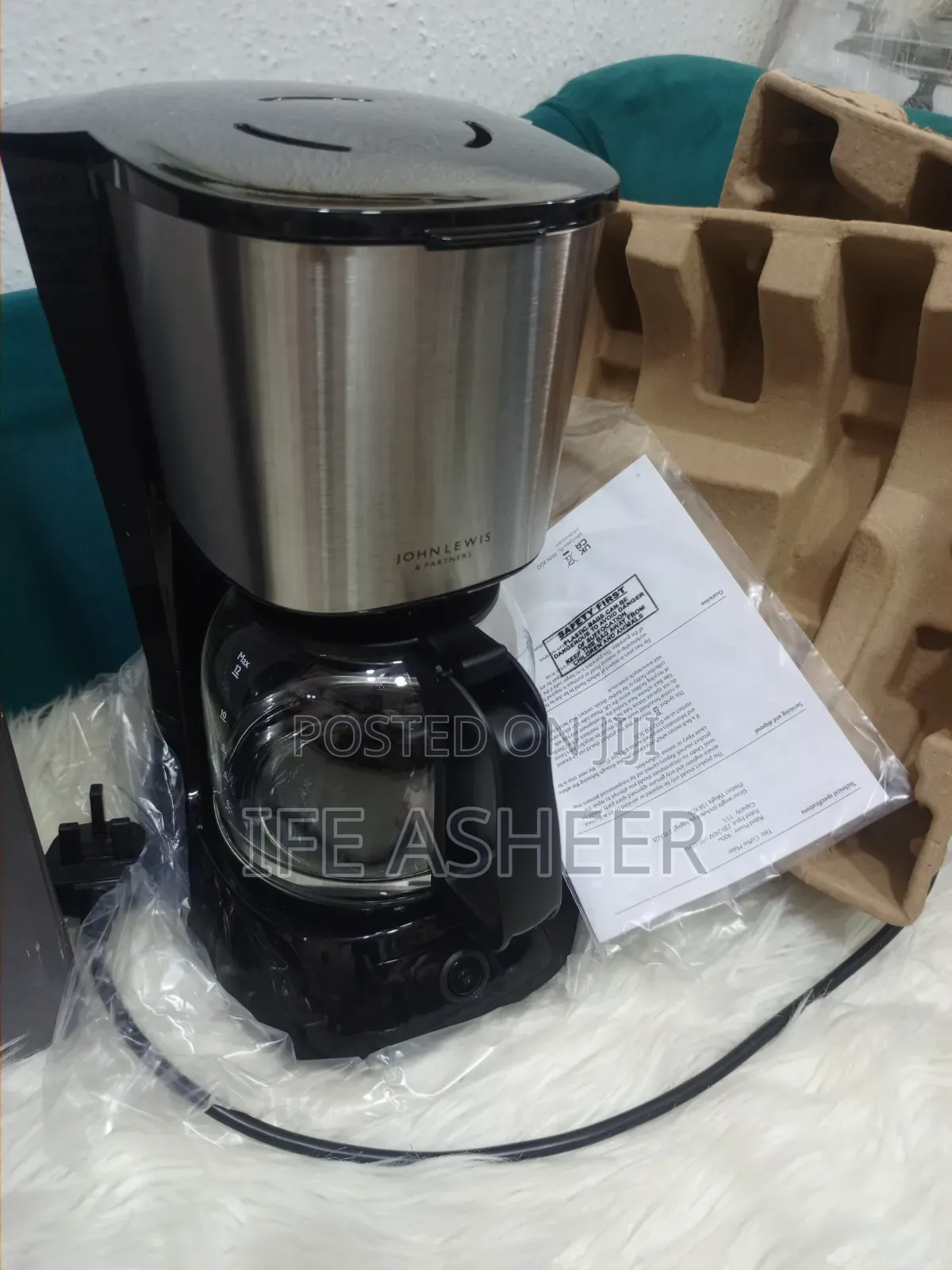 John Lewis Drip Filter Coffee Machine - 1.5lit