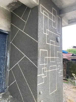 Tyrolean Wall Application for Building and Fence