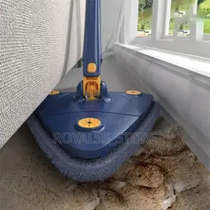 Extendable Triangle Self-Twist Mop 360 Rotating Floor and Wall Mop
