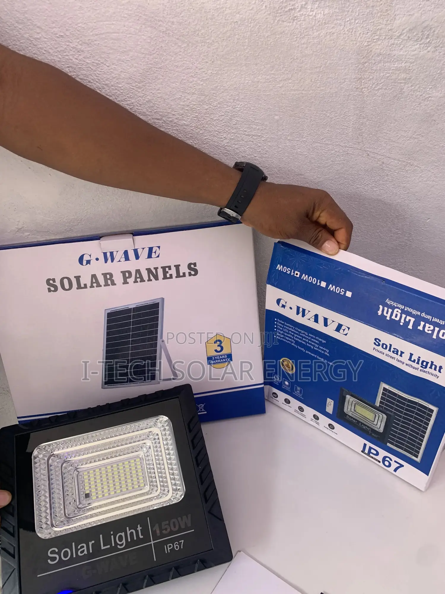 150w Solar Flood Lights With Panel Available