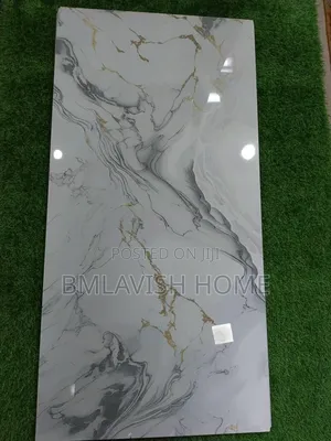 60x120cm Glossy Marble-Style Floor Tile.
