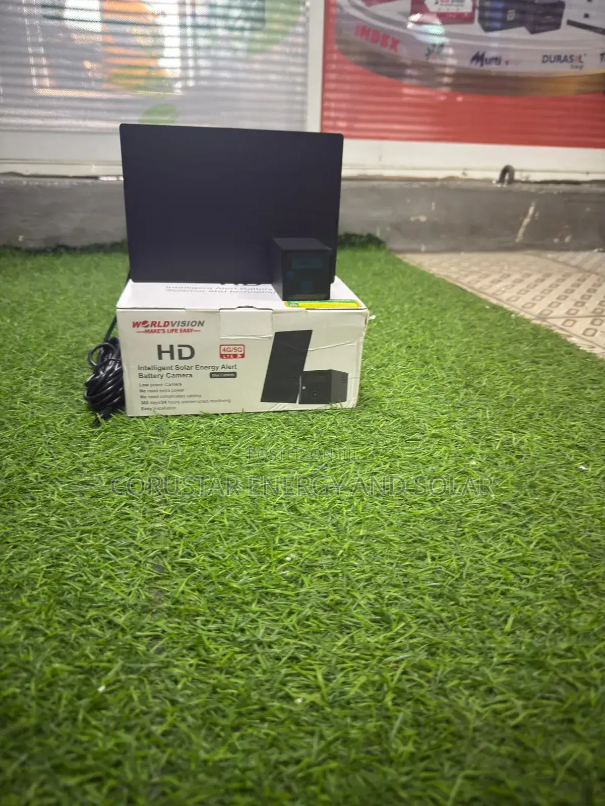 Intelligent Solar Camera - Energy Alert Battery*
