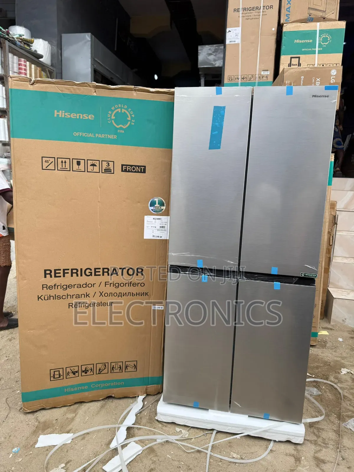 Hisense Refrigerator Fridge and Freezer 54ws