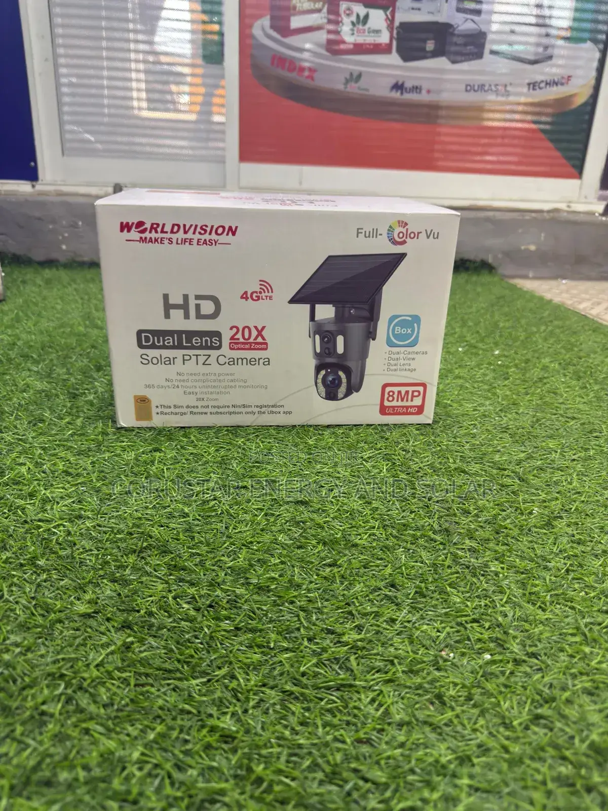 Dual Lens Solar PTZ Camera