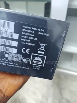 New Huawei Mate 80 Pro 5G 512 GB Black