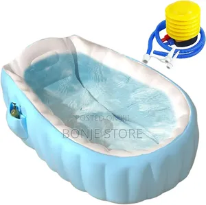 Inflatable Bath Tub For Kids | Inflatable Baby Model With Foot Pump