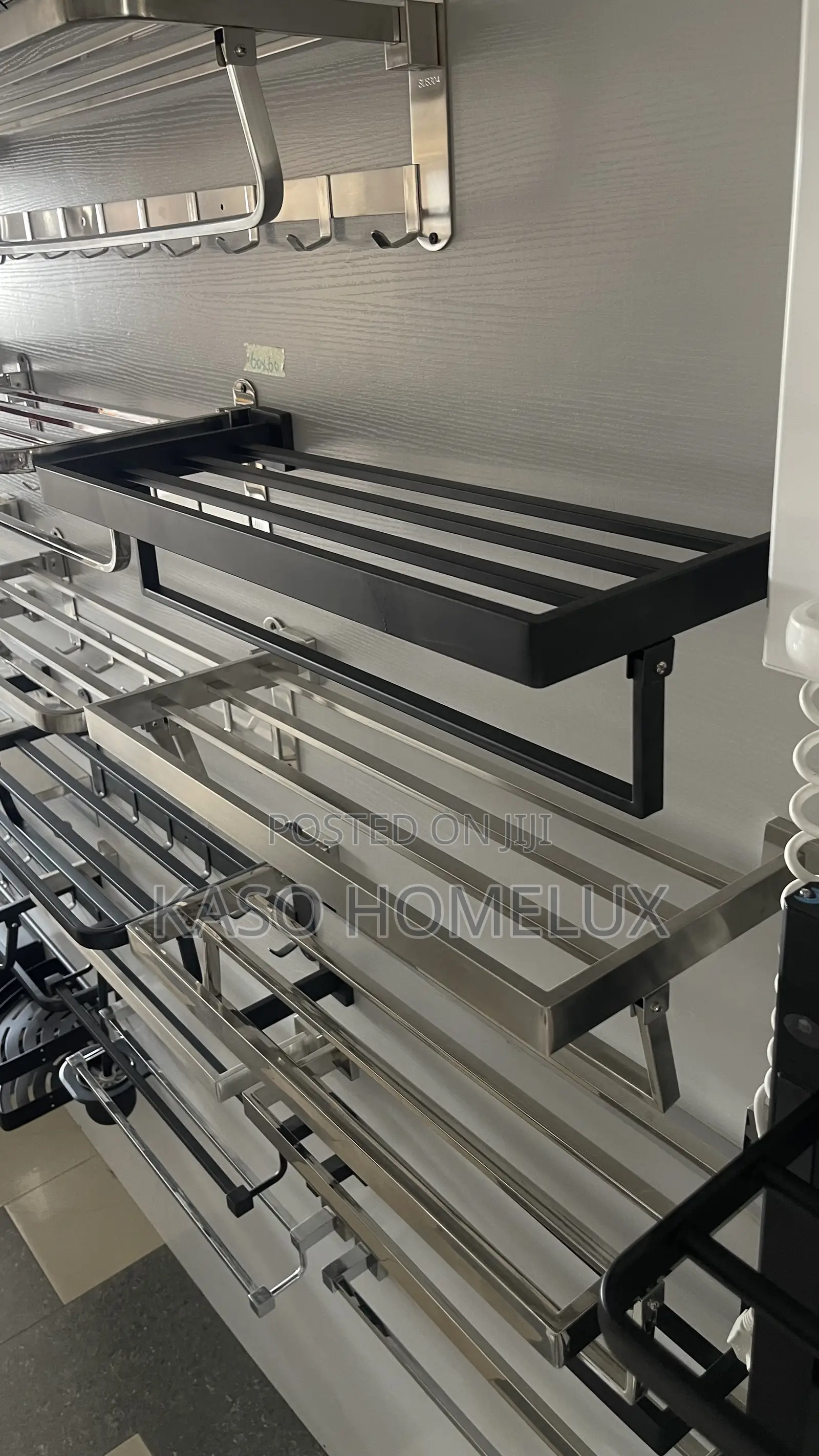 Wall Mounted Stainless Steel Towel Rack