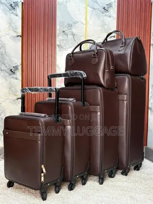 Luxury Leather Traveling Luggage T