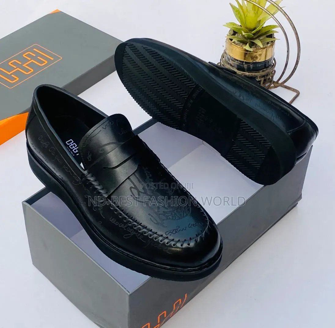 Black Oggi Leather Shoe