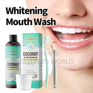 Coconut Oil-Pulling Whitening Mouthwash Oil. 315ml X 12 (1 Carton)