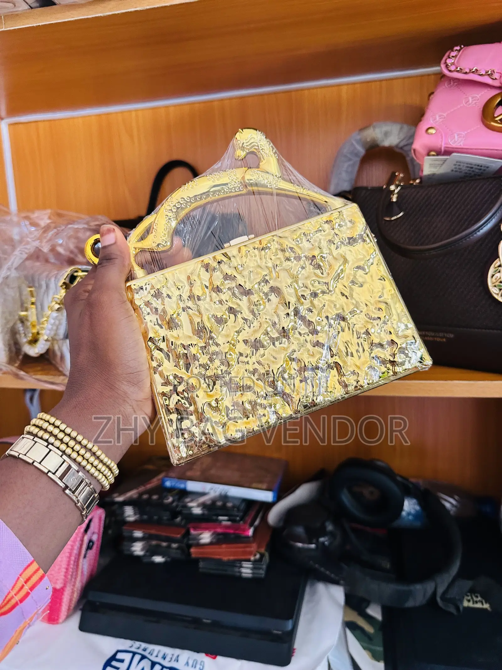 Gold Clutch