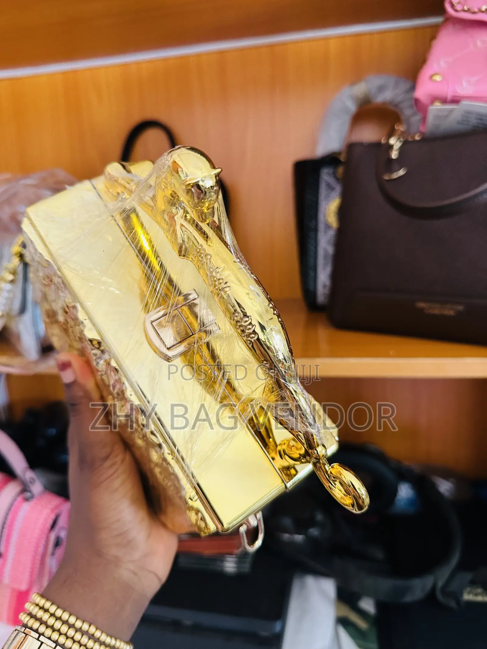 Gold Clutch