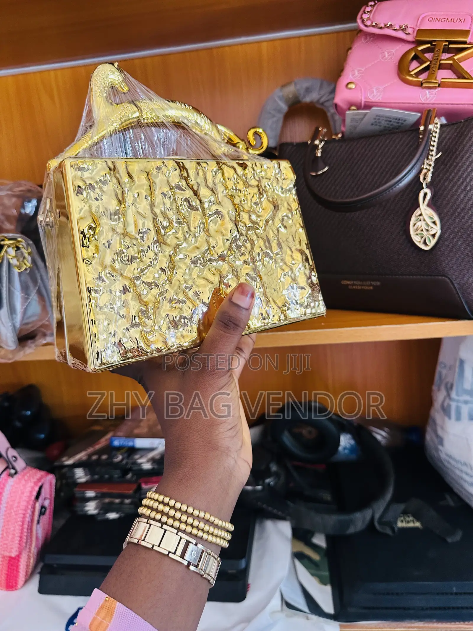 Gold Clutch