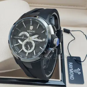 High Quality Luxury Raymond Weil Rubber Wristwatch
