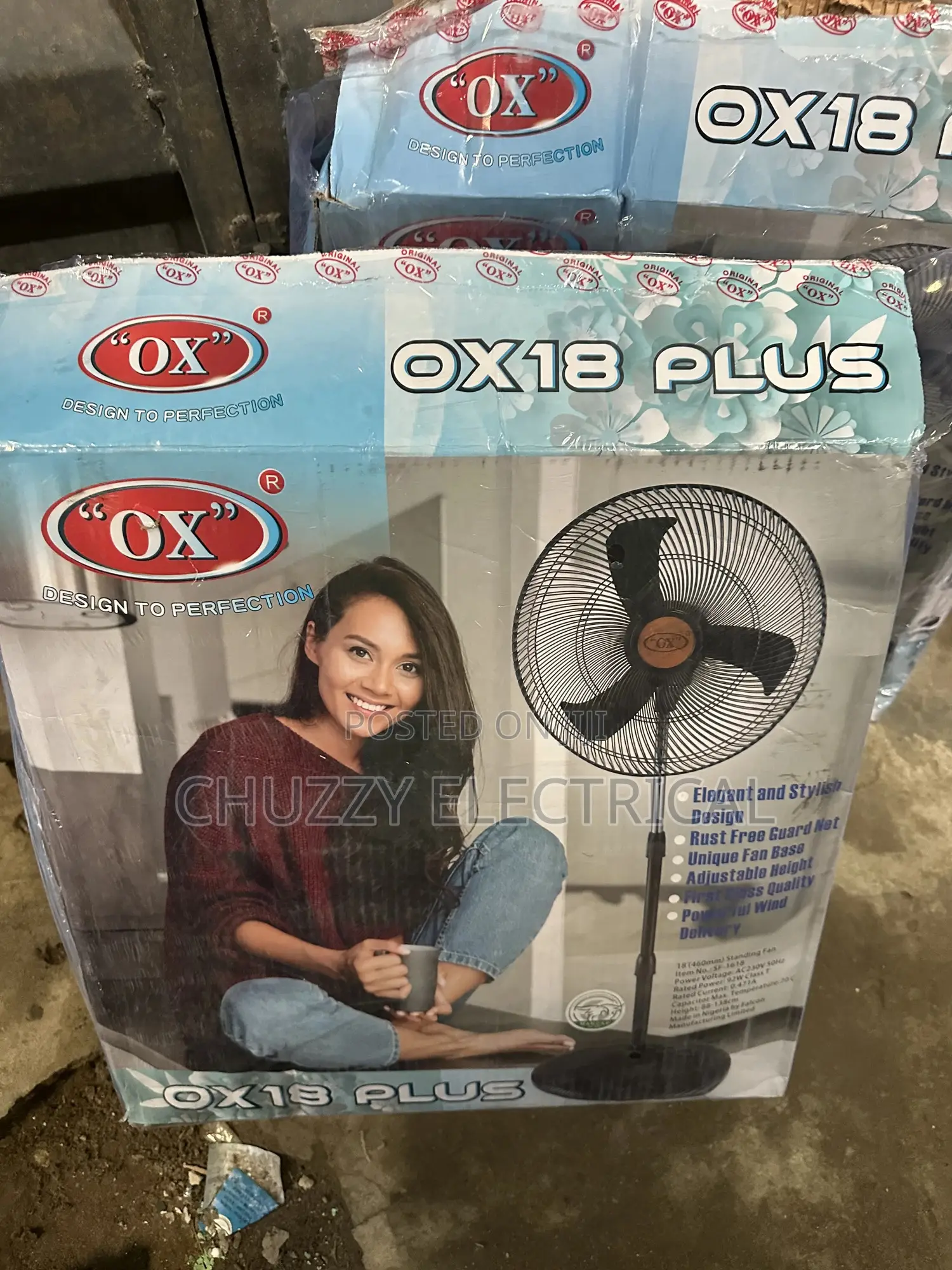 Ox 18 Plus Standing Fan