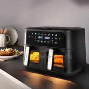 Blaupunkt Express Daul Air Fryer,9l Digital With Viewing Windows,.