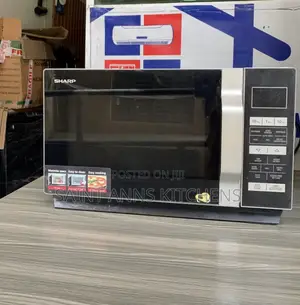Microwave Oven With a Sleek