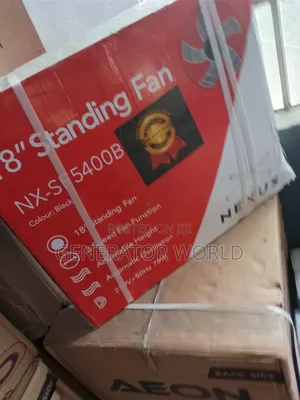 Nexus 18” Standing Fan Nx-Sf5400b Durable Home Cooling Fan