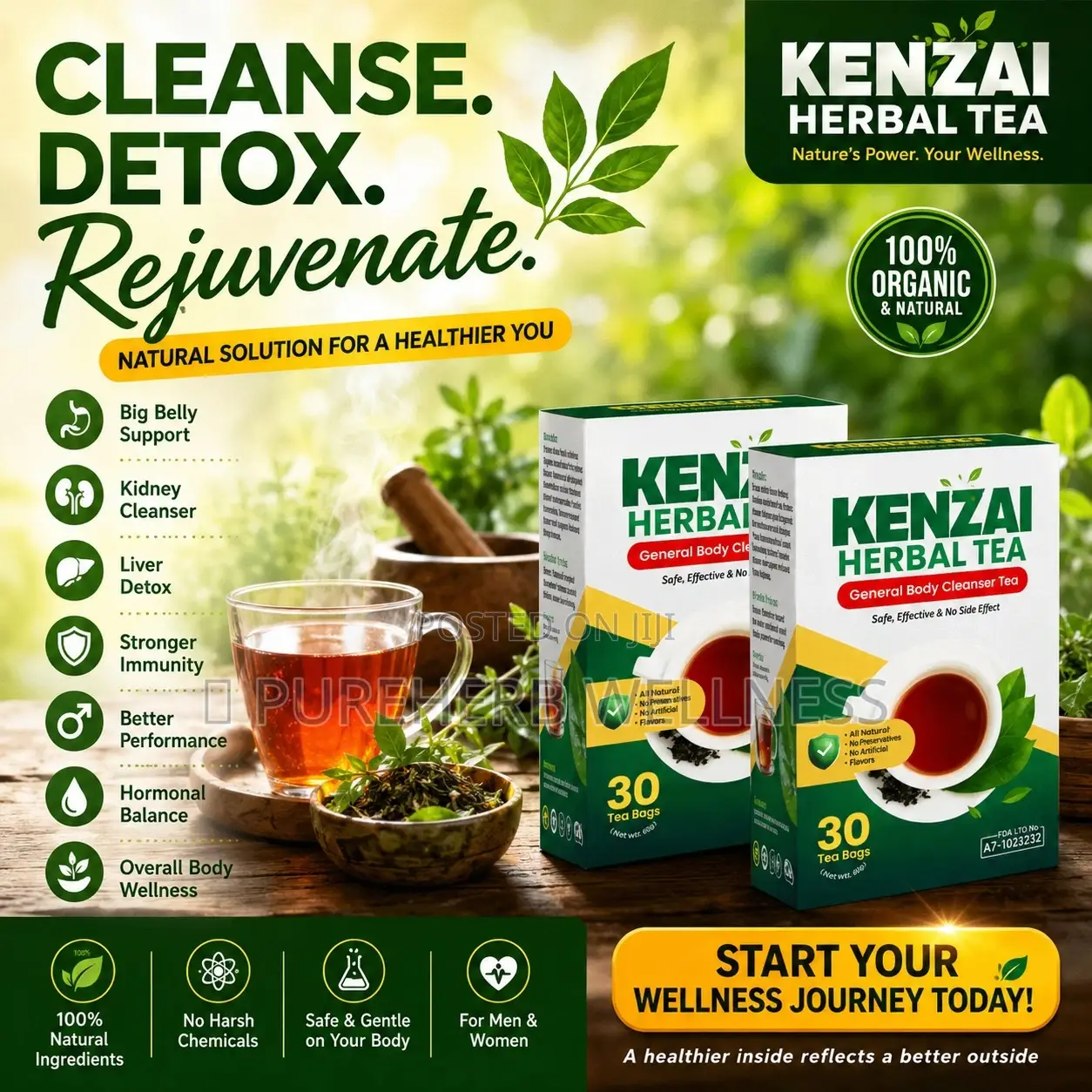 Kenzai Body Cleanser Tea