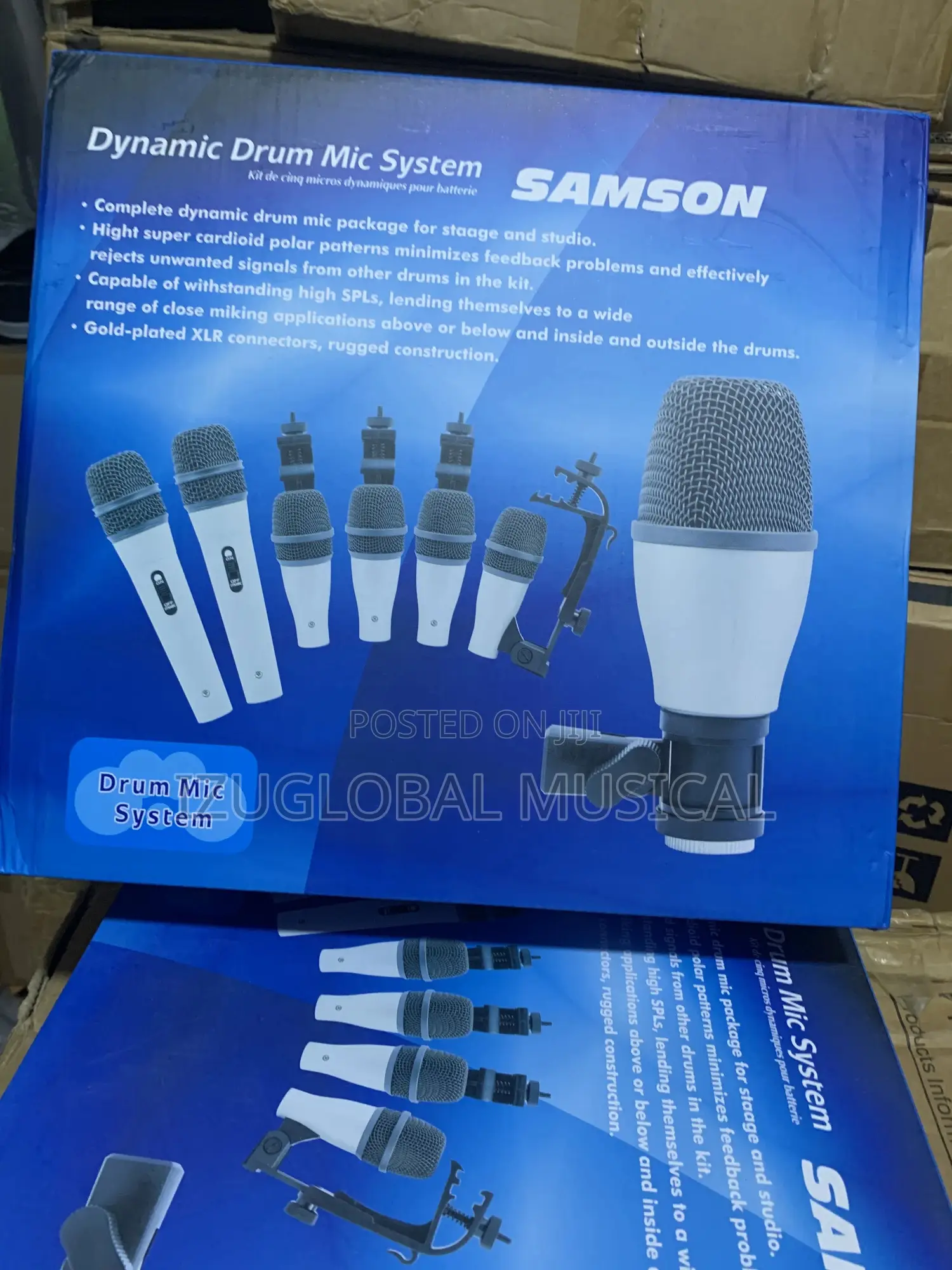 Samson Drumkits 5 Pieces Professional Microphone