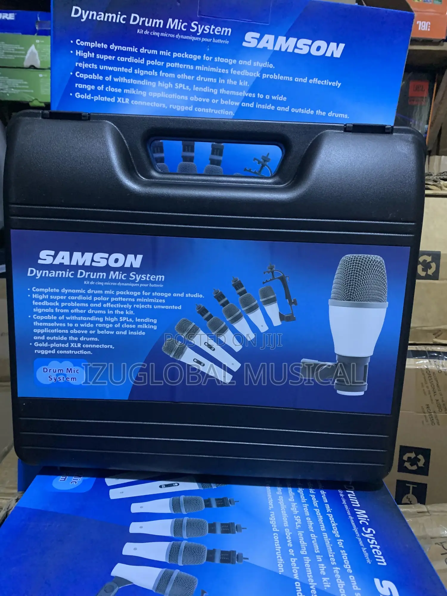 Samson Drumkits 5 Pieces Professional Microphone