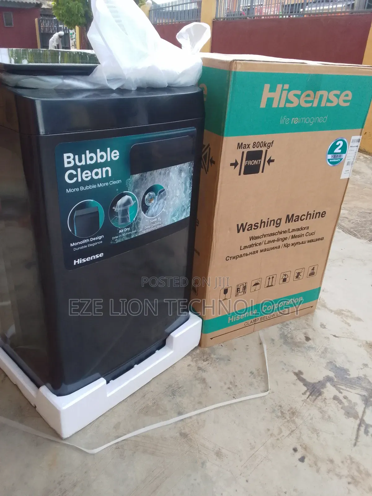 High Quality Hisense 9kg Automatic Top Loader Washing Machine