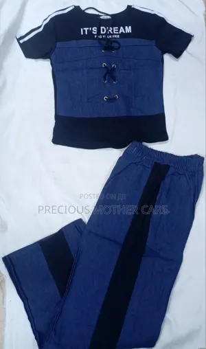Teenager Girls Mix Top With Jean and Palazzo Trouser