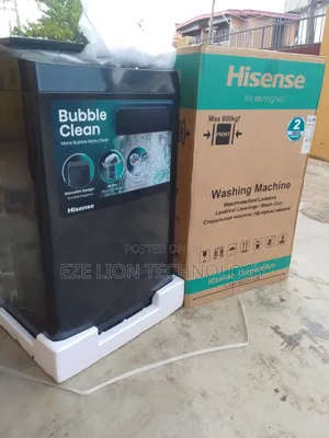 New in Durable Hisense 9kg Automatic Washing Machine